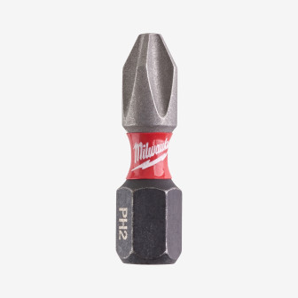Біта SHOCKWAVE MILWAUKEE, PH2, 25мм, (2шт)