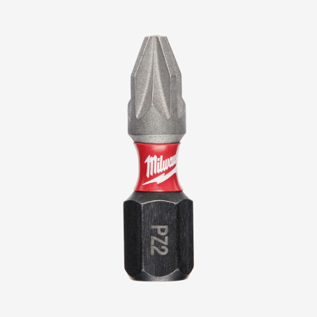 Бита SHOCKWAVE MILWAUKEE, PZ2, 25мм, (2шт)