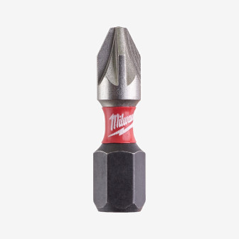 Бита SHOCKWAVE MILWAUKEE, PZ2, 25мм, (25шт)