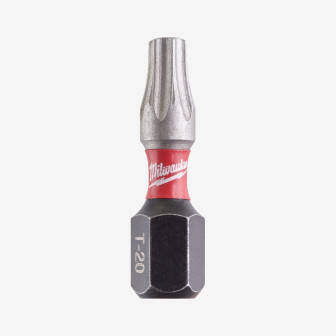 Бита SHOCKWAVE MILWAUKEE, TX20, 25мм, (25шт) Бита SHOCKWAVE MILWAUKEE, TX20, 25мм, (25шт)