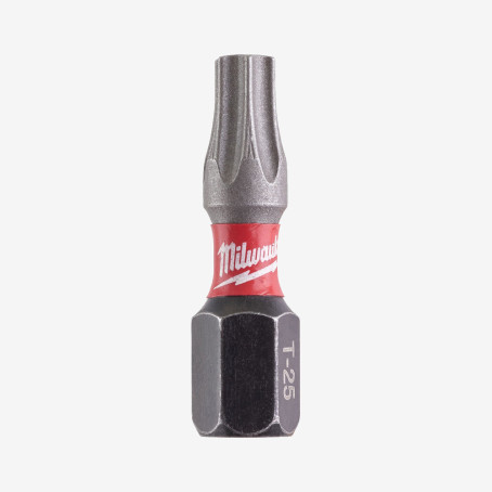 Бита SHOCKWAVE MILWAUKEE, TX25, 25мм, (2шт)