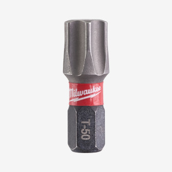 Бита SHOCKWAVE MILWAUKEE, TX50, 25мм, (15шт)
