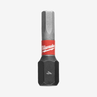 Біта SHOCKWAVE MILWAUKEE, Hex4, 25мм, (2шт)