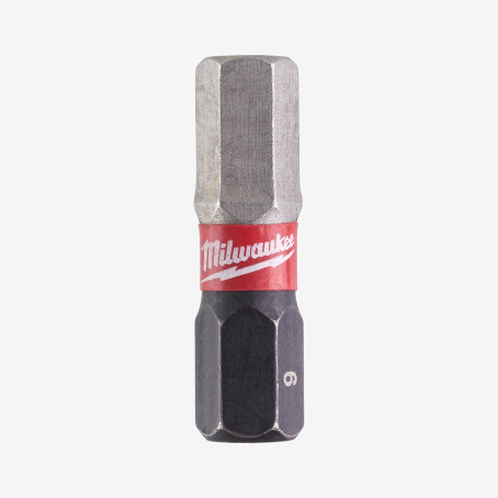 Біта SHOCKWAVE MILWAUKEE, Hex6, 25мм, (2шт)