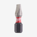 Біта SHOCKWAVE MILWAUKEE, SL1,2x6,5, 25мм, (2шт)