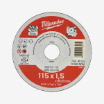 Диск відрізний по металу MILWAUKEE, SCS 41/115х1.5, Ø115мм