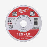 Диск відрізний по металу MILWAUKEE, SCS 41/125х1, Ø125мм