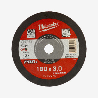 Диск відрізний по металу MILWAUKEE, SC 41/180х3 PRO+, Ø180мм