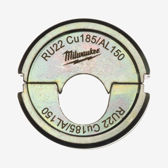 Матрица обжимная для кабелей и конекторов MILWAUKEE, RU22 CU185/AL150