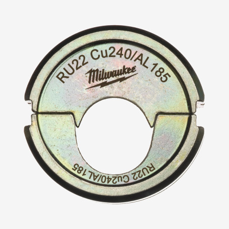 Матрица обжимная для кабелей и конекторов MILWAUKEE, RU22 CU240/AL185