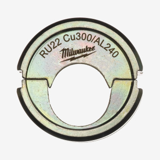 Матрица обжимная для кабелей и конекторов MILWAUKEE, RU22 CU300/AL240