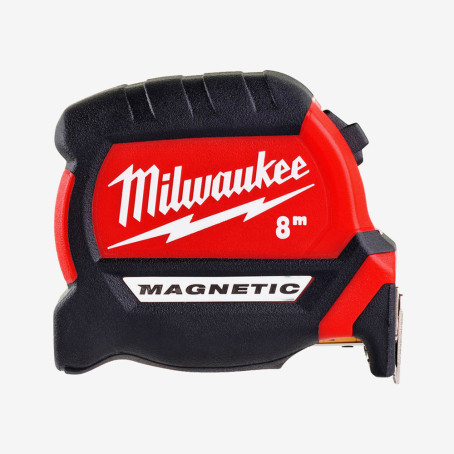 Рулетка магнитная PREMIUM MILWAUKEE, 8м, (27мм)