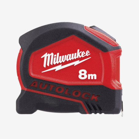 Рулетка метрическая AUTOLOCK MILWAUKEE, 8м/26фт (25мм)