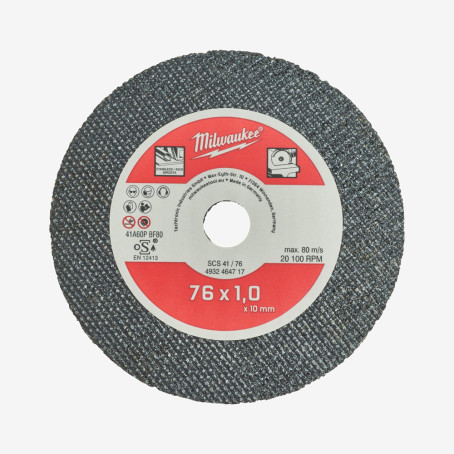 Диск отрезной по металлу MILWAUKEE SCS41/76;