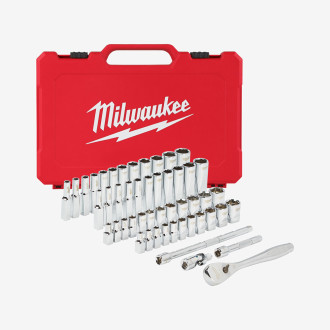 Набір метричних та дюймових головок 1/4'' MILWAUKEE з храповиком , (50шт)