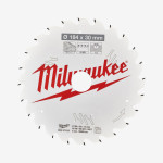Диск пильный PFTE THIN KERF MILWAUKEE, Ø184х30х1,6мм, 24 зуб.