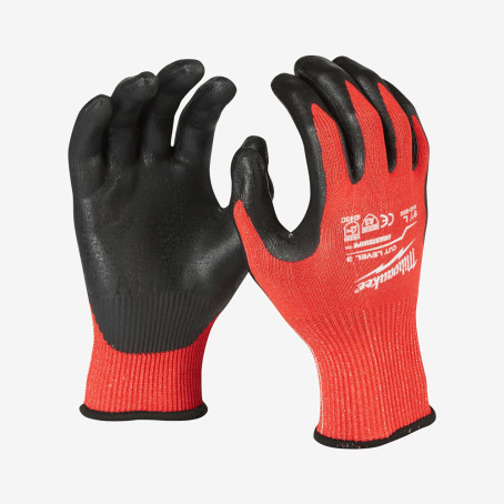 Рукавиці MILWAUKEE з опором порізам 3/С рівня, 10/XL