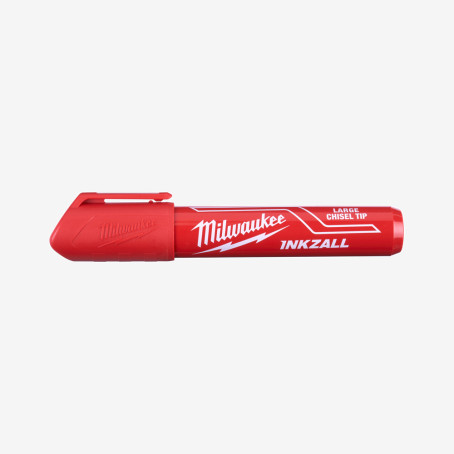 Маркер для стройплощадки InkZAll MILWAUKEE, большой (L), красный