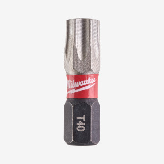 Бита SHOCKWAVE MILWAUKEE, TX BO40, 25мм, (2шт)
