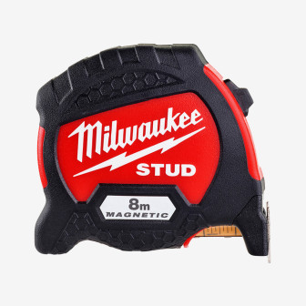 Рулетка магнітна метрична MILWAUKEE STUD, 8м (33мм) Рулетка магнітна метрична MILWAUKEE STUD, 8м (33мм)