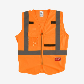 Жилет помаранчевий MILWAUKEE, сигнального забарвлення (L/XL)