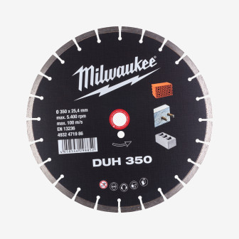 Диск алмазний MILWAUKEE DUH 350, Ø350мм