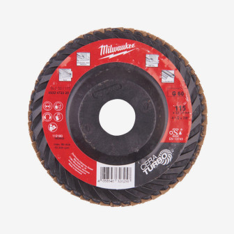 Диск лепестковый CERA TURBO MILWAUKEE SLC 50/115, зерно 60, Ø115мм