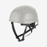 Шлем защитный с подбородочным ремешком EN 12492 BOLT200 MILWAUKEE, белый, вентилируемый