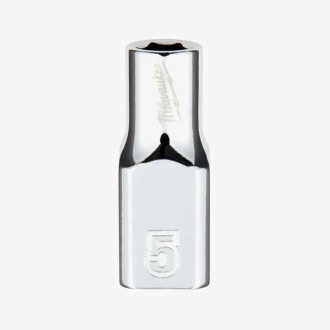 Головка хромированная метрическая 1/4'' MILWAUKEE, 5мм