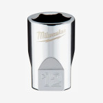 Головка хромированная метрическая 1/4'' MILWAUKEE, 12мм