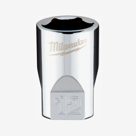Головка хромированная метрическая 1/4'' MILWAUKEE, 12мм