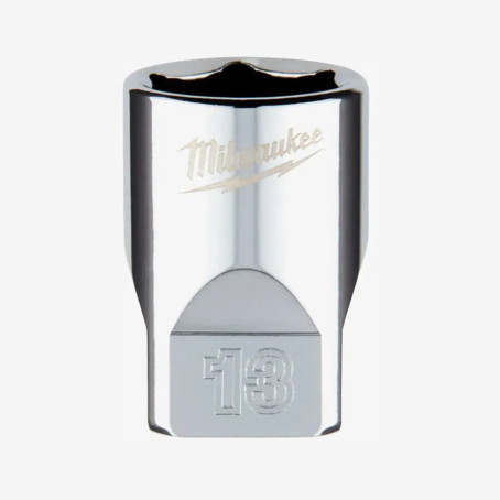 Головка хромированная метрическая 1/4'' MILWAUKEE, 13мм