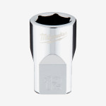 Головка хромированная метрическая 3/8'' MILWAUKEE, 12мм