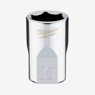 Головка хромированная метрическая 3/8'' MILWAUKEE, 13мм