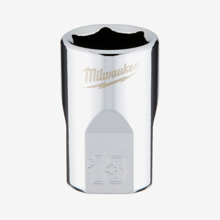 Головка хромированная метрическая 3/8'' MILWAUKEE, 13мм