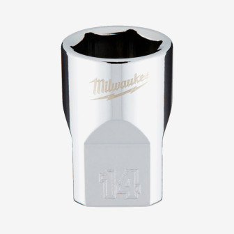 Головка хромована метрична 3/8'' MILWAUKEE, 14мм
