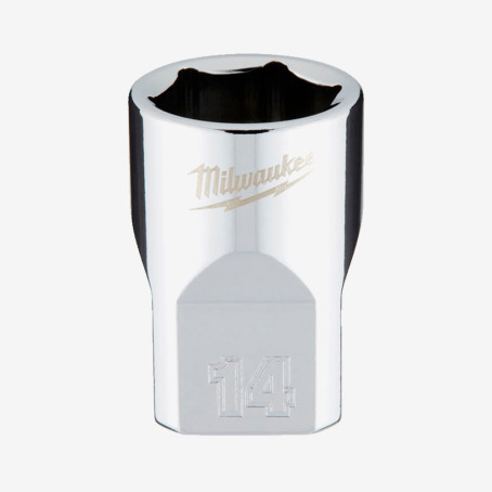 Головка хромированная метрическая 3/8'' MILWAUKEE, 14мм
