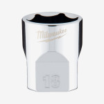 Головка хромированная метрическая 3/8'' MILWAUKEE, 18мм