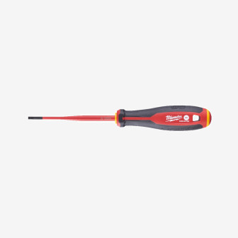 Викрутка VDE діелектрична MILWAUKEE SL 0,6х3,5х100мм Викрутка VDE діелектрична MILWAUKEE SL 0,6х3,5х100мм