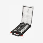 Набор головок хромированих метрических 3/8'' MILWAUKEE с храповиком, PACKOUT, (56шт)