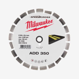 Диск алмазний Speedcross MILWAUKEE ADD 350, Ø350мм