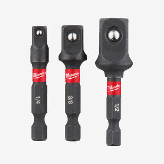 Набір перехідників ShW MILWAUKEE з 1/4''HEX (3шт)