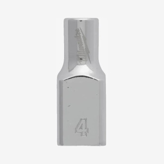 Головка хромированная метрическая 1/4'' MILWAUKEE, 4мм