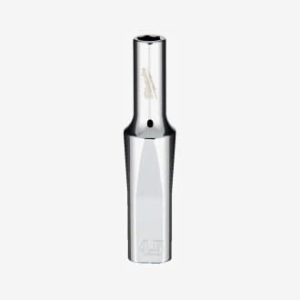 Головка хромированная метрическая удлиненная 1/4'' MILWAUKEE, 4,5мм