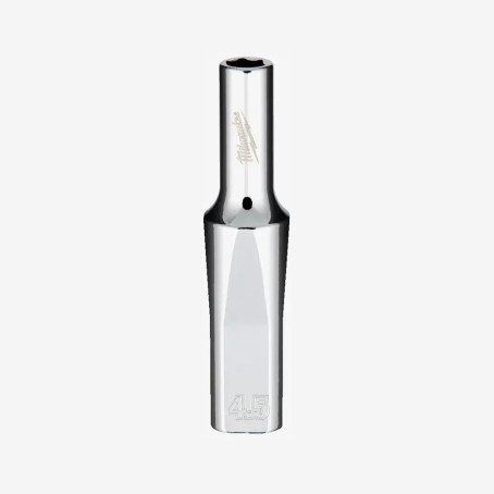 Головка хромированная метрическая удлиненная 1/4'' MILWAUKEE, 4,5мм