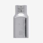 Головка хромированная метрическая 1/2'' MILWAUKEE, 8мм