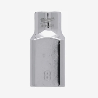 Головка хромированная метрическая 1/2'' MILWAUKEE, 8мм