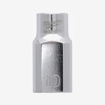 Головка хромированная метрическая 1/2'' MILWAUKEE, 10мм