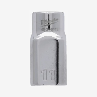 Головка хромированная метрическая 1/2'' MILWAUKEE, 11мм