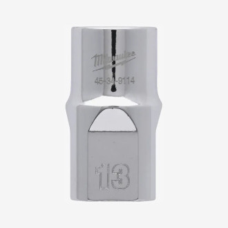 Головка хромированная метрическая 1/2'' MILWAUKEE, 13мм